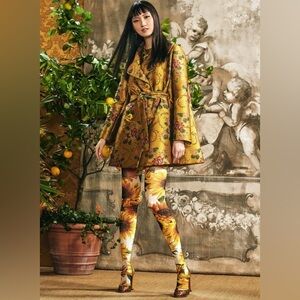 Dolce and Gabbana sunflower tights